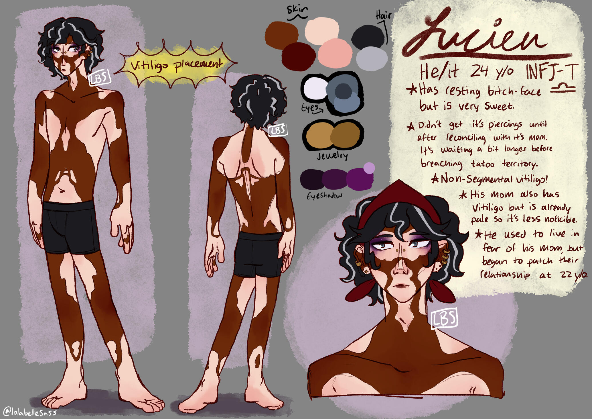 Lucien's Reference Sheet Lucien's Reference Sheet